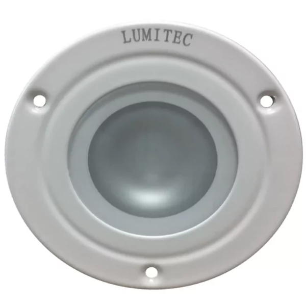 Lumitec Shadow - Flush Mount Down Light - White Finish - 3-Color Red-Blue Non-Dimming w-White Dimming