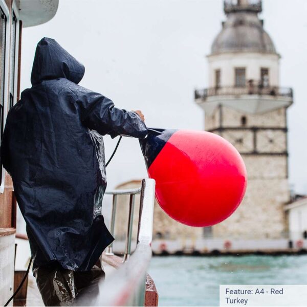 Polyform A-0 Buoy 8" Diameter - Red - Image 3