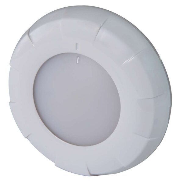 Lumitec Aurora LED Dome Light - White Finish - White-Blue Dimming - Image 3