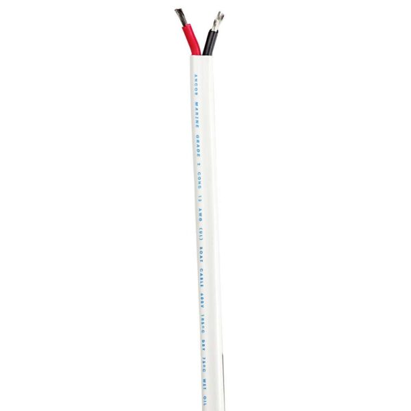 Ancor Standard Duplex Cable - Flat 8-2 - 2x8mm - Red-Black - Sold By The Foot
