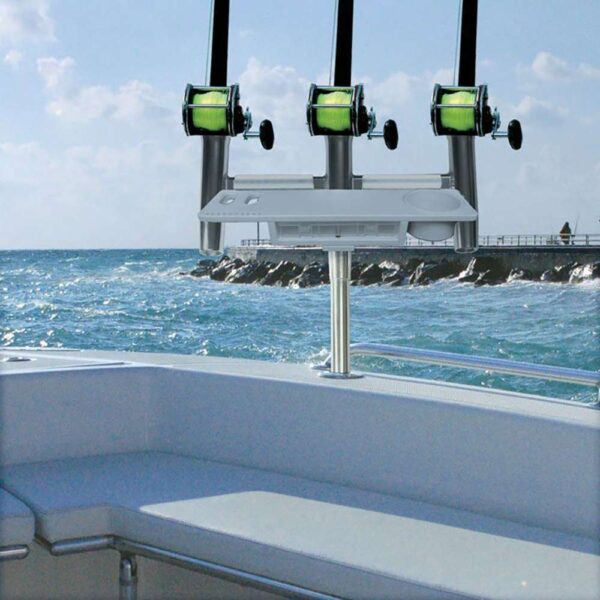 TACO Deluxe Trident Rod Holder Cluster Straight - Image 3