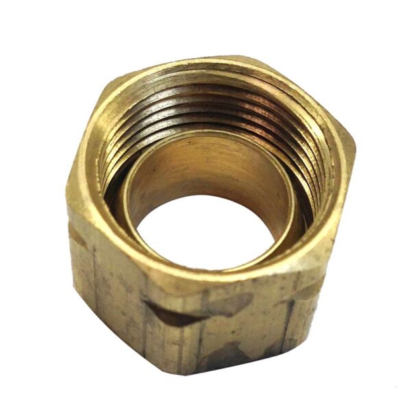 Uflex Brass Compression Nut w-Sleeve #61CA-6