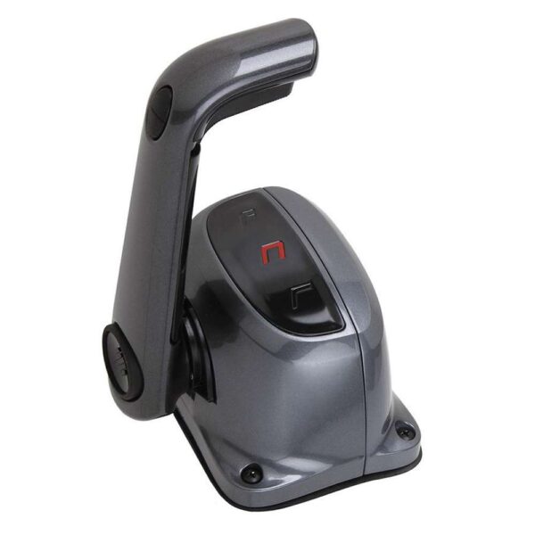 UflexSingle Lever Top Mount Control w-Neutral Lock & Trim Switch - Black
