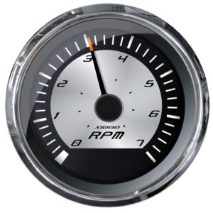 Faria Platinum 4" Tachometer - 7000 RPM (Gas - Inboard, Outboard & I-O)