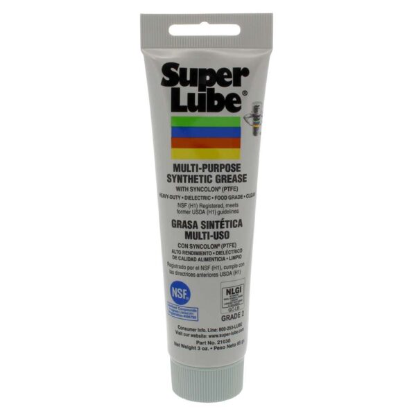 Super Lube Multi-Purpose Synthetic Grease w-Syncolon (PTFE) - 3oz Tube
