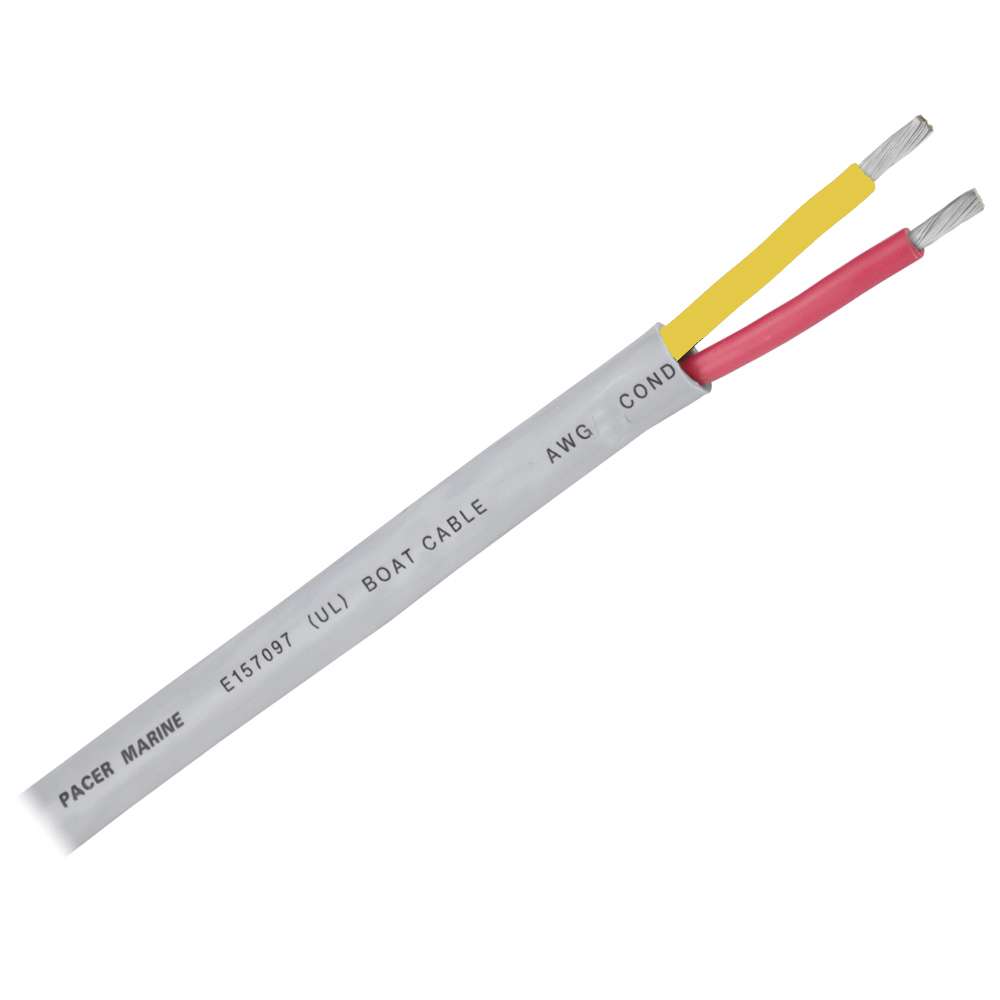 Pacer 12-2 AWG Round Safety Duplex Cable - Red-Yellow - 500'
