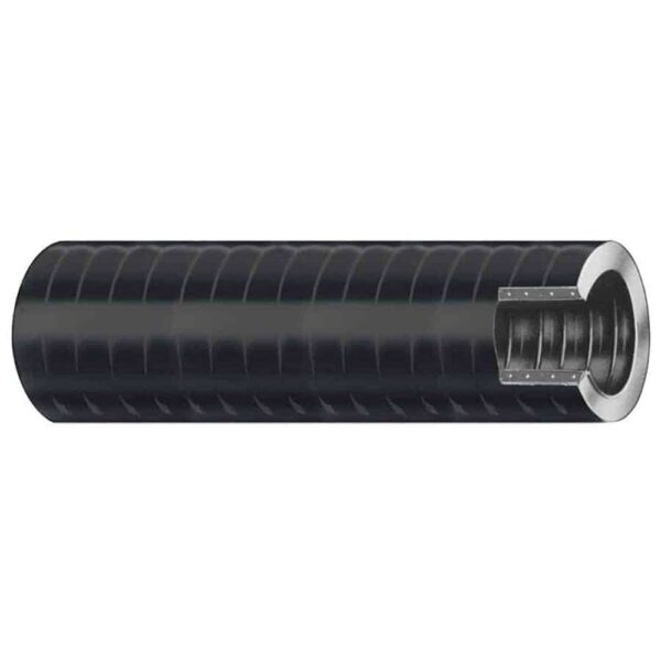 Trident Marine 1-1-8" x 50' VAC XHD Bilge & Live Well Hose - Hard PVC Helix - Black