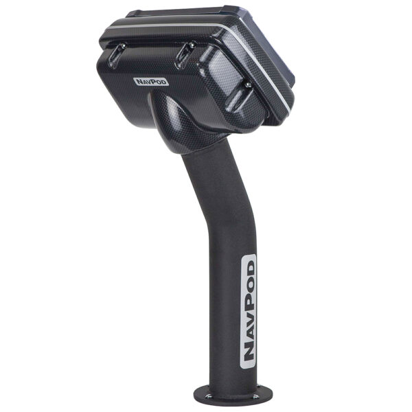 NavPod PED5100-01 PedestalPod Pre-Cut f-Humminbird HELIX 10 & HELIX 9 Series - Carbon Black