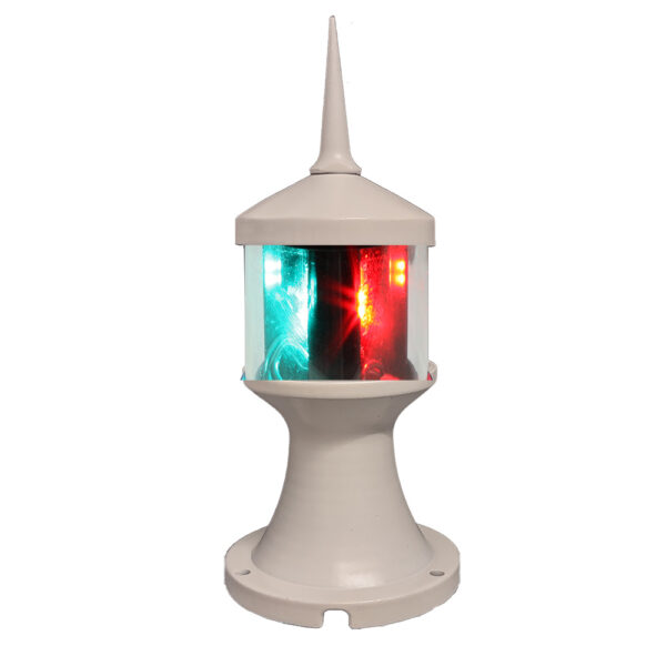 Lunasea Tri-Color-Anchor Zero Emission Light Fixture - 12V - White