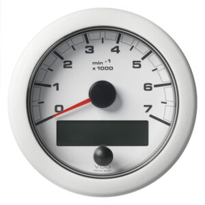 Veratron 3-3-8" (85MM) OceanLink NMEA 2000 Tachometer - 7000 RPM - White Dial & Bezel