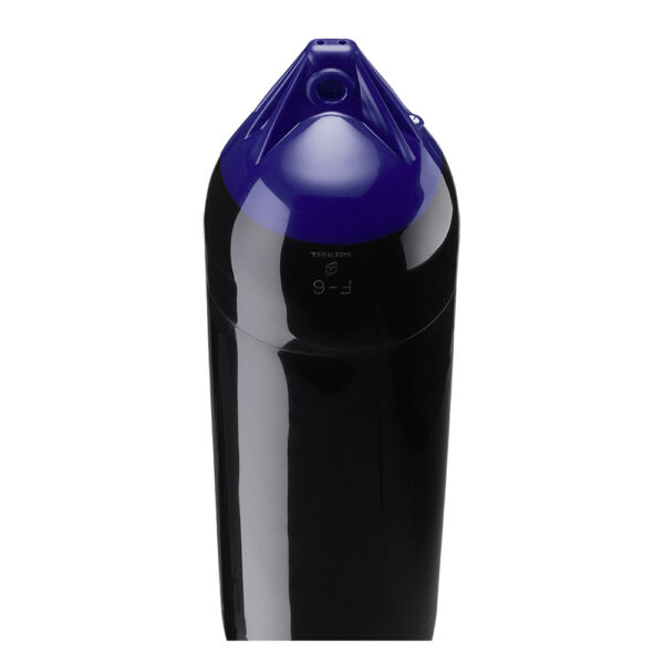 Polyform F-6 Twin Eye Fender 11" x 42" - Black - Image 2