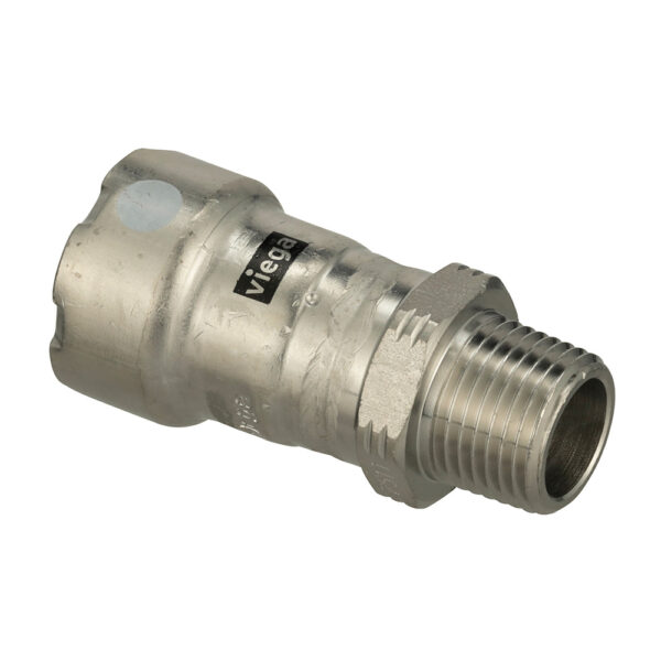 Viega MegaPress 316 FKM MPT Adapter - 1-1-2" x 1-1-2" (MPT)