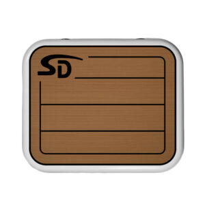 SeaDek YETI Roadie 24 Teak Cooler Pad - 6mm - Mocha-Black