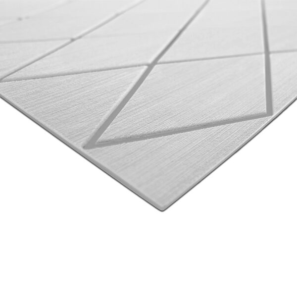 SeaDek 40" x 80" 6mm Two Color Diamond Full Sheet - Brushed Texture - Cool Grey-Storm Grey (1016mm x 2032mm x 6mm)
