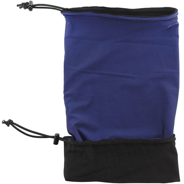 Dock Edge Reversible Fender Cover - Black-Blue - X-Large